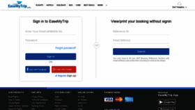What Mybooking.easemytrip.com website looked like in 2018 (5 years ago)