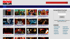 What Movieking.life website looked like in 2018 (5 years ago)