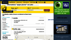 What Maitre-oeuvre-batiment-pages-jaunes.eco-plan.fr website looked like in 2018 (5 years ago)