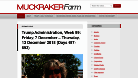 What Muckrakerfarm.com website looked like in 2018 (5 years ago)
