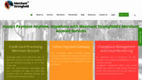 What Merchantstronghold.com website looked like in 2018 (5 years ago)