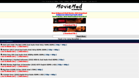 What Moviemad.co website looked like in 2018 (5 years ago)