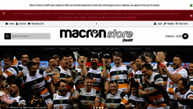 What Macronstorecardiff.co.uk website looked like in 2018 (5 years ago)