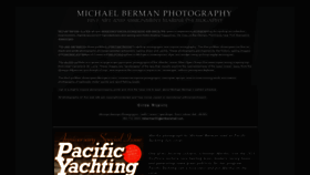 What Michaelbermanphotography.com website looked like in 2018 (5 years ago)