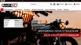 What Motorrad-ersatzteile24.de website looked like in 2018 (5 years ago)