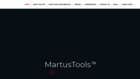 What Martussolutions.com website looked like in 2018 (5 years ago)
