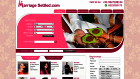 What Marriagesettled.com website looked like in 2018 (5 years ago)