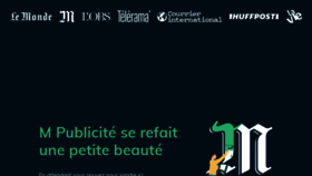 What Mpublicite.fr website looked like in 2018 (5 years ago)