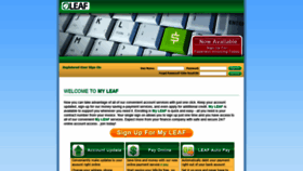 What Myleafnow.com website looked like in 2018 (5 years ago)