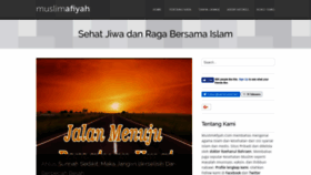 What Muslimafiyah.com website looked like in 2018 (5 years ago)