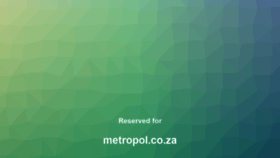 What Metropol.co.za website looked like in 2018 (5 years ago)