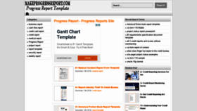 What Makeprogressreport.com website looked like in 2018 (5 years ago)