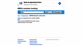 What Mrku.container-tracking.org website looked like in 2018 (5 years ago)