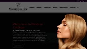 What Moderncollege.ca website looked like in 2018 (5 years ago)