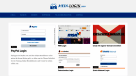 What Mein-login.info website looked like in 2018 (5 years ago)