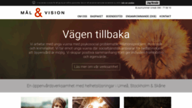 What Malochvision.se website looked like in 2018 (5 years ago)
