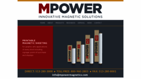 What Mpowermagnetics.com website looked like in 2018 (5 years ago)