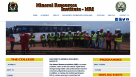 What Mri.ac.tz website looked like in 2018 (5 years ago)