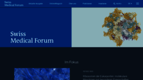 What Medicalforum.ch website looked like in 2018 (5 years ago)