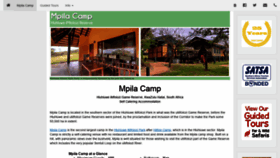 What Mpilacamp.co.za website looked like in 2018 (5 years ago)