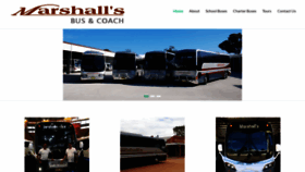 What Marshallsbus.com.au website looked like in 2018 (5 years ago)