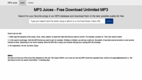What Mp3juices2.cc website looked like in 2018 (5 years ago)