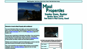 What Mauiprop.com website looked like in 2018 (5 years ago)