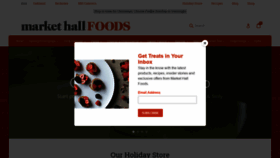 What Markethallfoods.com website looked like in 2018 (5 years ago)