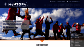What Mentora.in website looked like in 2018 (5 years ago)