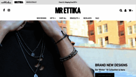What Mrettika.com website looked like in 2018 (5 years ago)