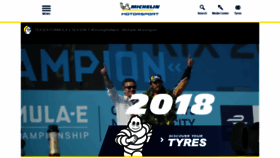What Michelinmotorsport.com website looked like in 2018 (5 years ago)