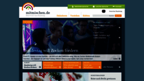 What Mitmischen.de website looked like in 2018 (5 years ago)