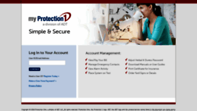 What Myprotection1.com website looked like in 2018 (5 years ago)