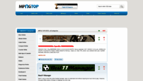 What Mpogtop.com website looked like in 2018 (5 years ago)