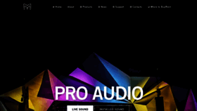 What Martin-audio.com website looked like in 2018 (5 years ago)