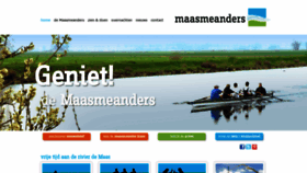 What Maasmeanders.nl website looked like in 2018 (5 years ago)