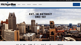 What Michiganbox.com website looked like in 2018 (5 years ago)