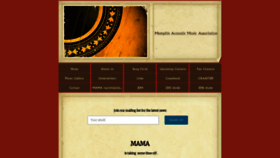 What Mamamusic.org website looked like in 2018 (5 years ago)