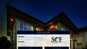What My.scf.edu website looked like in 2018 (5 years ago)