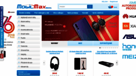 What Mobilmax.cz website looked like in 2018 (5 years ago)