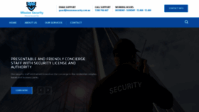 What Missionsecurity.com.au website looked like in 2018 (5 years ago)