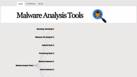 What Malwareanalysis.tools website looked like in 2018 (6 years ago)