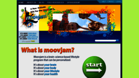 What Moovjam.com website looked like in 2018 (5 years ago)