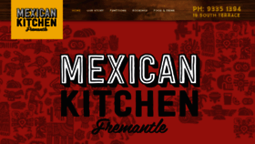 What Mexicankitchen.com.au website looked like in 2018 (5 years ago)