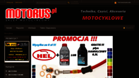 What Motorus.pl website looked like in 2018 (5 years ago)