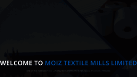 What Moiztextile.com website looked like in 2018 (5 years ago)