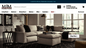 What Mjmfurniture.com website looked like in 2018 (5 years ago)