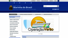What Marinha.mil.br website looked like in 2018 (5 years ago)