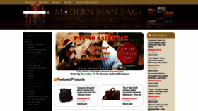 What Modernmanbags.com website looked like in 2018 (5 years ago)