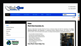 What Mech-chem.com website looked like in 2018 (5 years ago)